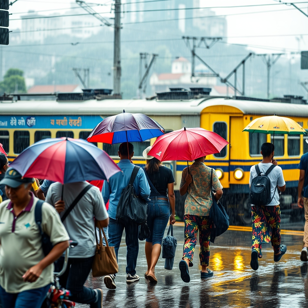 Surviving the Mumbai Monsoon Commute: Waterlogging, Trains and Rain-Day Essentials