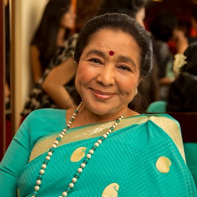 Portrait of Asha Bhosle