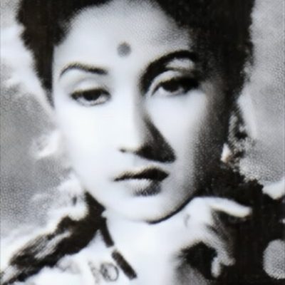 Portrait of Meena Kumari